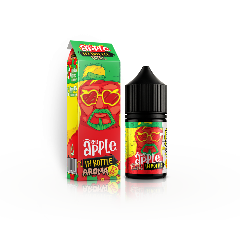 Ароматизатор In Bottle Puzzle 30ml Red Apple (Червоне Яблуко) - In Bottle Puzzle 30ml 5mg