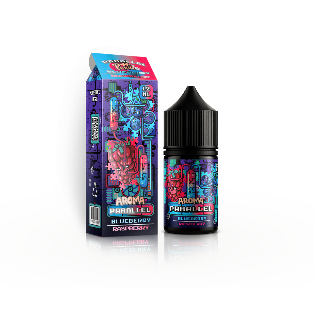 Ароматизатор Parallel 15ml Blueberry Raspberry (Чорниця Малина) - Parallel 30ml 5mg