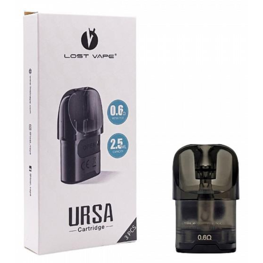Lost Vape Ursa Картридж 0.6Ohm 2,5ml - Lost Vape Картридж