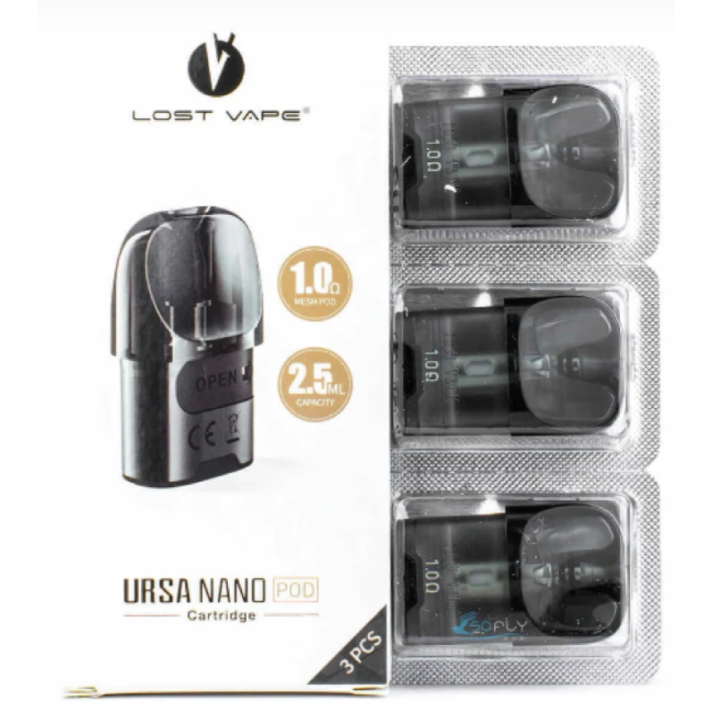 Lost Vape Ursa Nano Картридж 1.0Ohm 2.5ml - Lost Vape Картридж