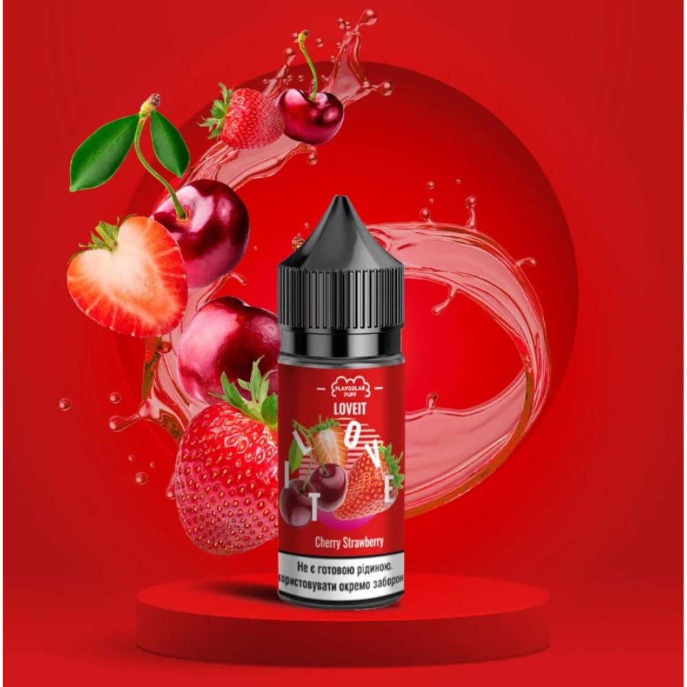Ароматизатор органічний Love It Вишня Полуниця 60ml - LoveIt 60ml