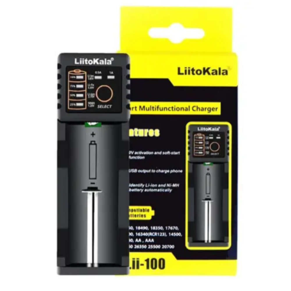 Litokala Lii - 100 (1ак) - Litokala Charger
