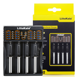 Litokala Lii 402 (4ак) - Зарядні пристрої для акумуляторів вейпа