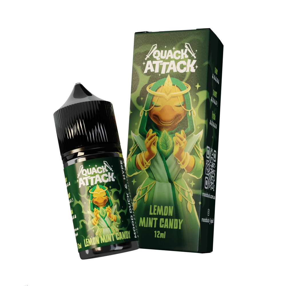 Ароматизатор Mood Duck Quack Attack Lemon Mint Candy (Лимонно М'ятна Цукерка) 30ml - Mood Duck Quack Attack 30ml
