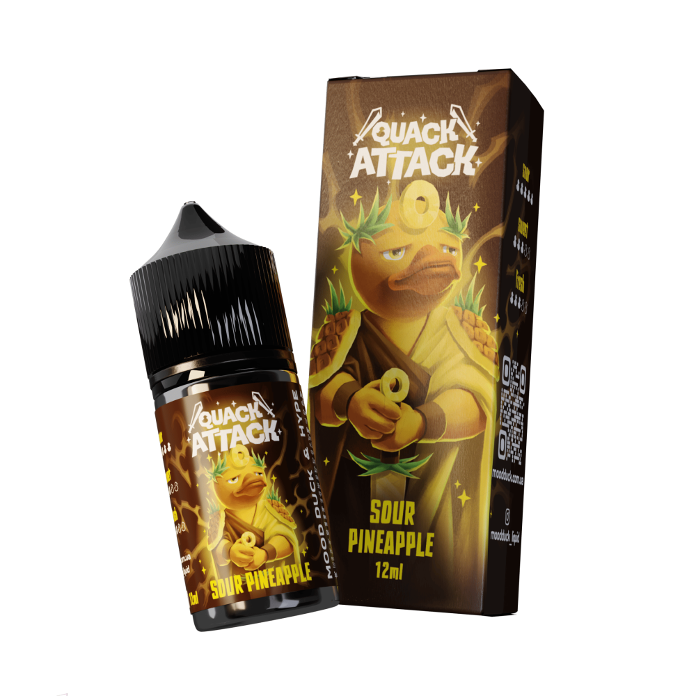 Ароматизатор Mood Duck Quack Attack Sour Pineapple (Кислий Ананас) 30ml - Mood Duck Quack Attack 30ml