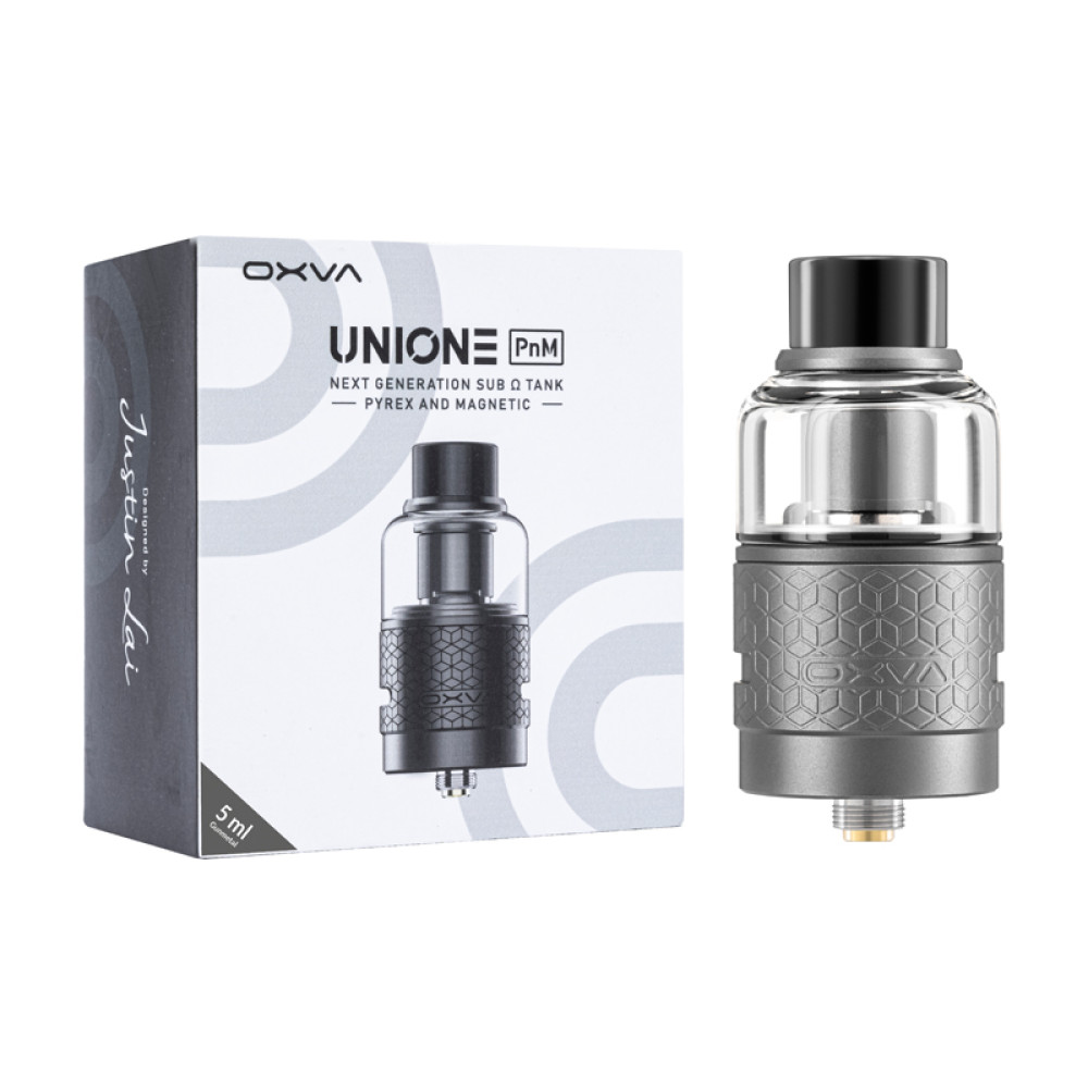 Oxva Unione PnM Tank Gunmetal (Оголений Метал) - Oxva Tank Rta