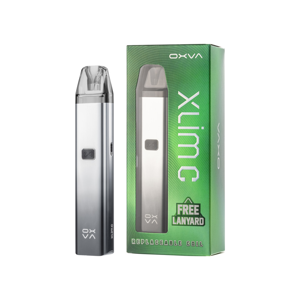 Oxva Xlim C Glossy Black Silver Pod (Чорно - Срібний) - Oxva Xlim C