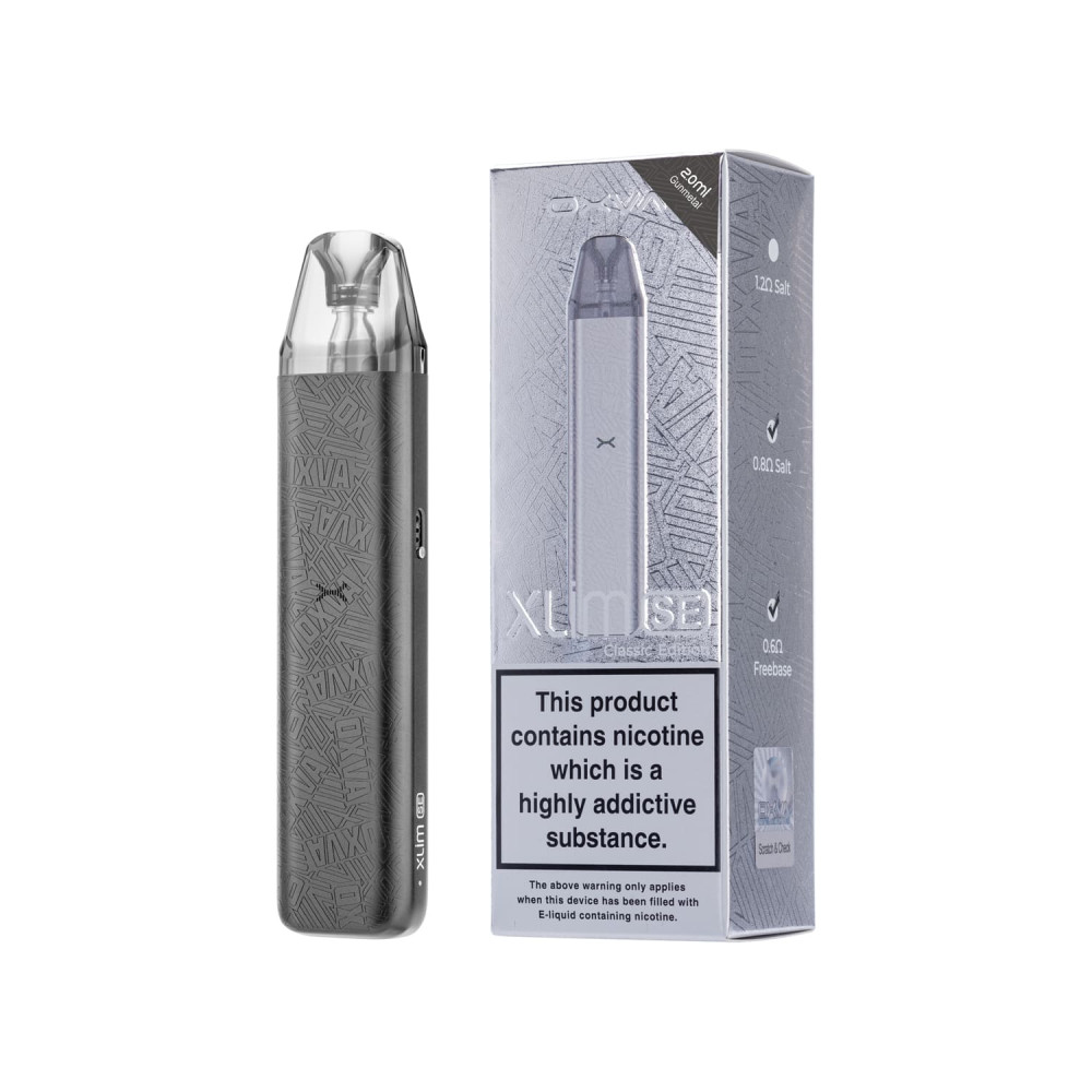 Oxva Xlim SE Classic Edition Gun Metal Pod (Шліфований Метал) - Oxva Xlim SE Classic Edition