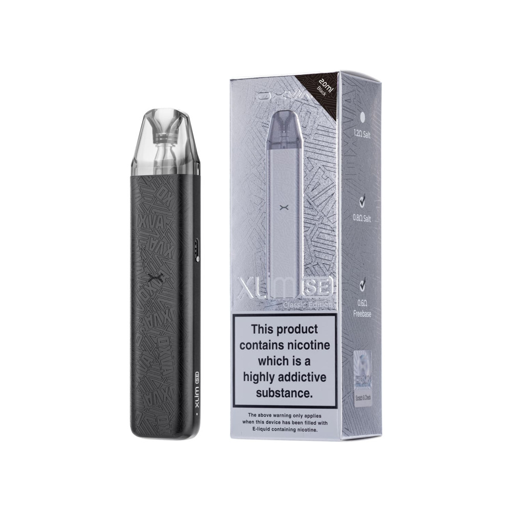 Oxva Xlim SE Classic Edition Black Pod () | Vapors