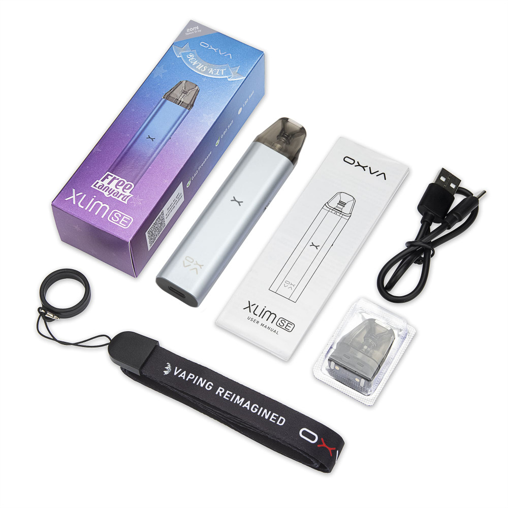 OXVA Xlim SE Space Gray Pod Bonus Kit (Космічно Сірий) - Oxva Xlim SE Bonus Kit