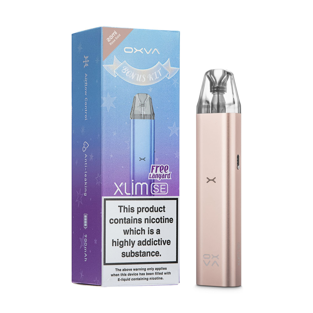 Oxva Xlim SE Rose Gold Pod (Рожеве Золото) - Oxva Xlim SE Bonus Kit