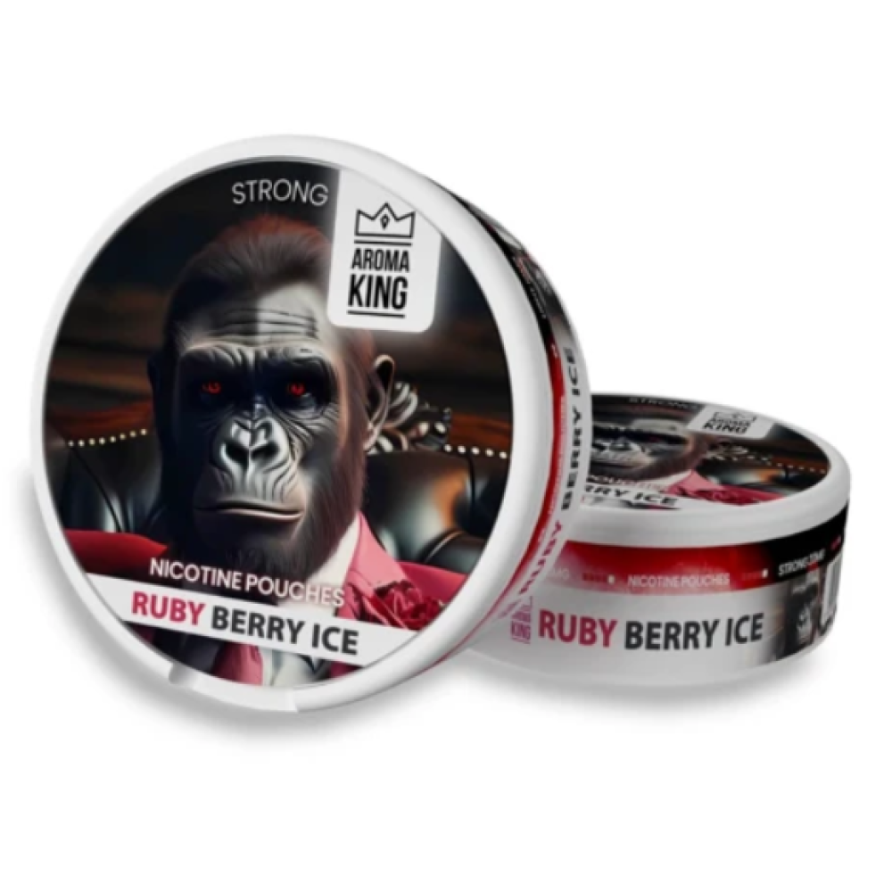 Паучі міцності Aroma King Льодяна Рубінова Ягода - Паучі міцності Aroma King