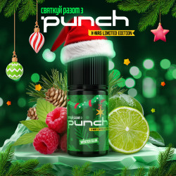 Ароматизатор Punch Christmas Edition Winter Club (Малина Лайм і Хвоя) 30ml - Punch X-Mas Limited Edition 30ml