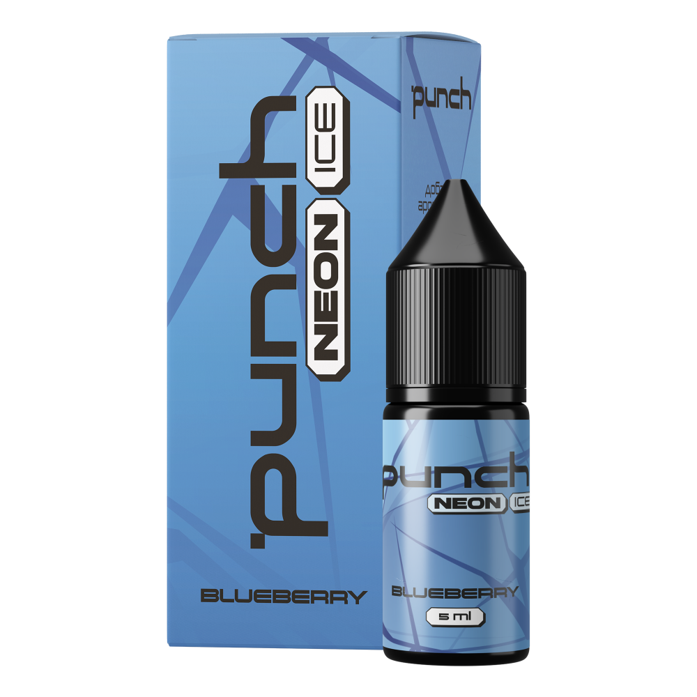 Ароматизатор Punch Neon Ice Blueberry (Чорниця) 10ml - Punch Neon Ice 10ml