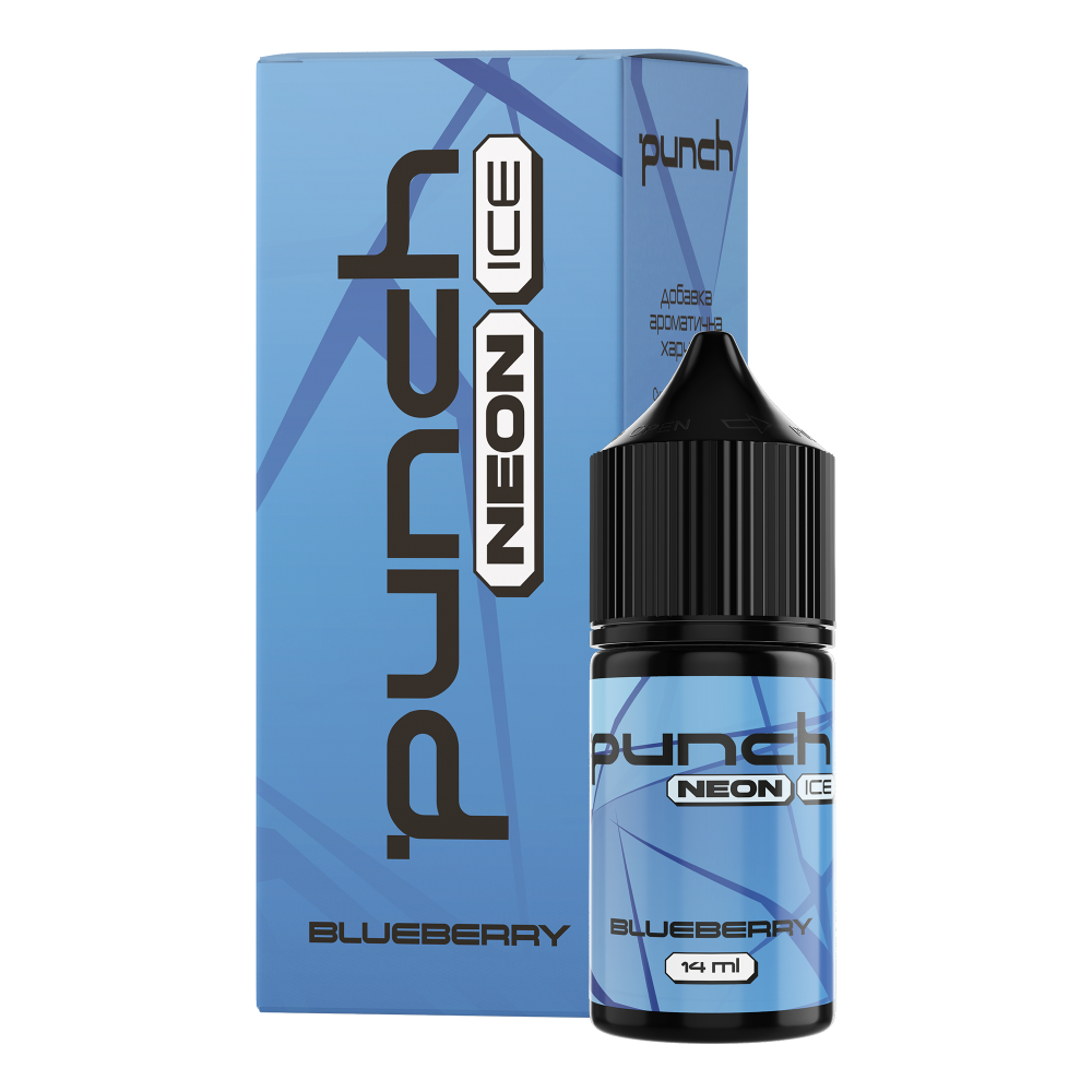 Ароматизатор Punch Neon Ice Blueberry (Чорниця) 30ml - Punch Neon Ice 30ml