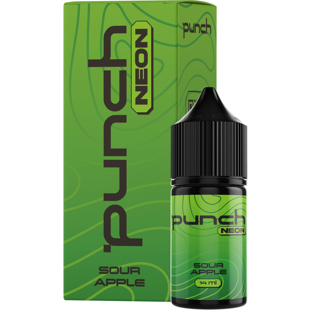 Ароматизатор Punch Neon Sour Apple (Кисле Яблуко) 30ml - Punch Neon 30ml