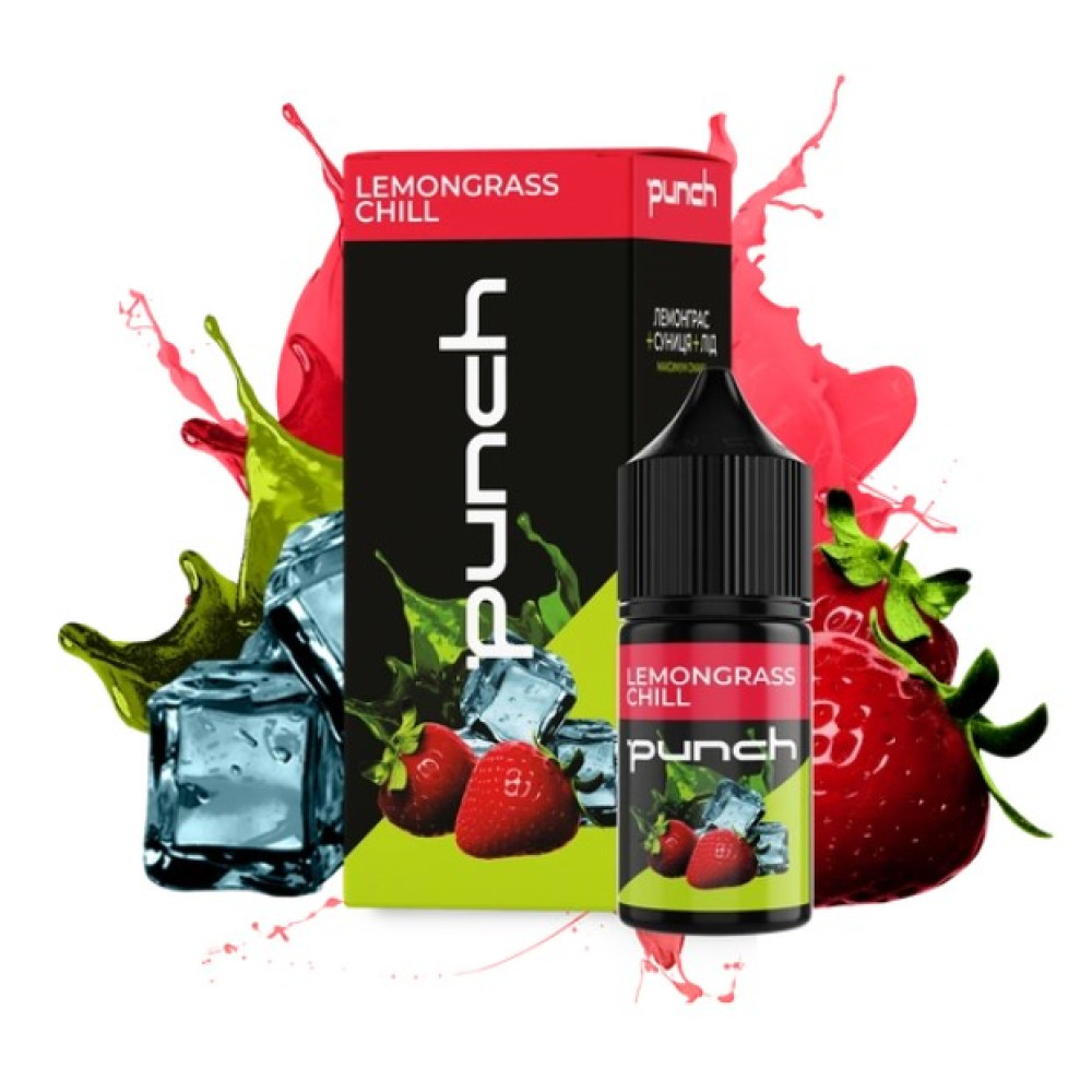 Ароматизатор Punch Lemongrass Chill (Лемонграс Суниця Лід) 10ml - Punch 10ml