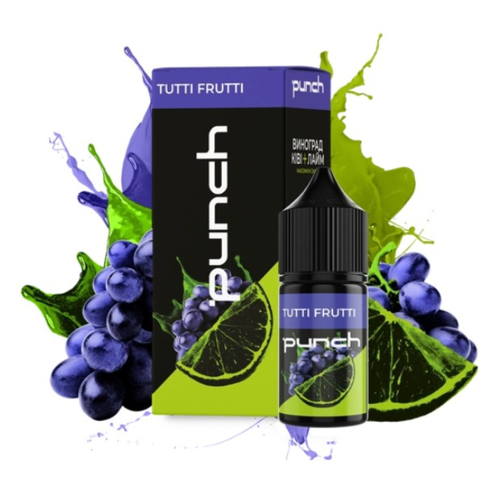 Ароматизатор Punch Tutti Frutti (Виноград Ківі Лайм) 10ml - Punch 10ml