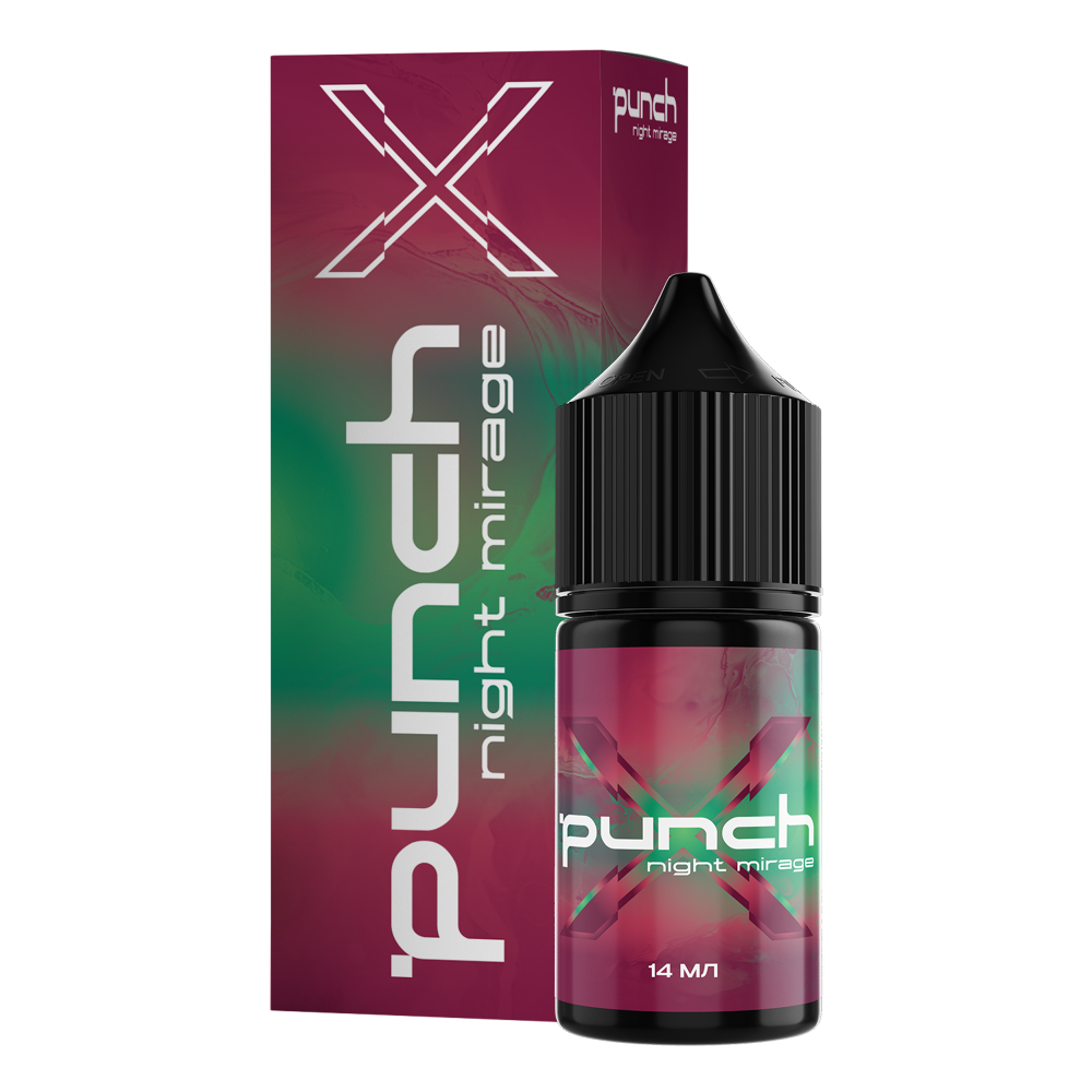 Ароматизатор Punch X Night Mirage (Журавлина Лічі М'ята) 30ml - Punch X 30ml