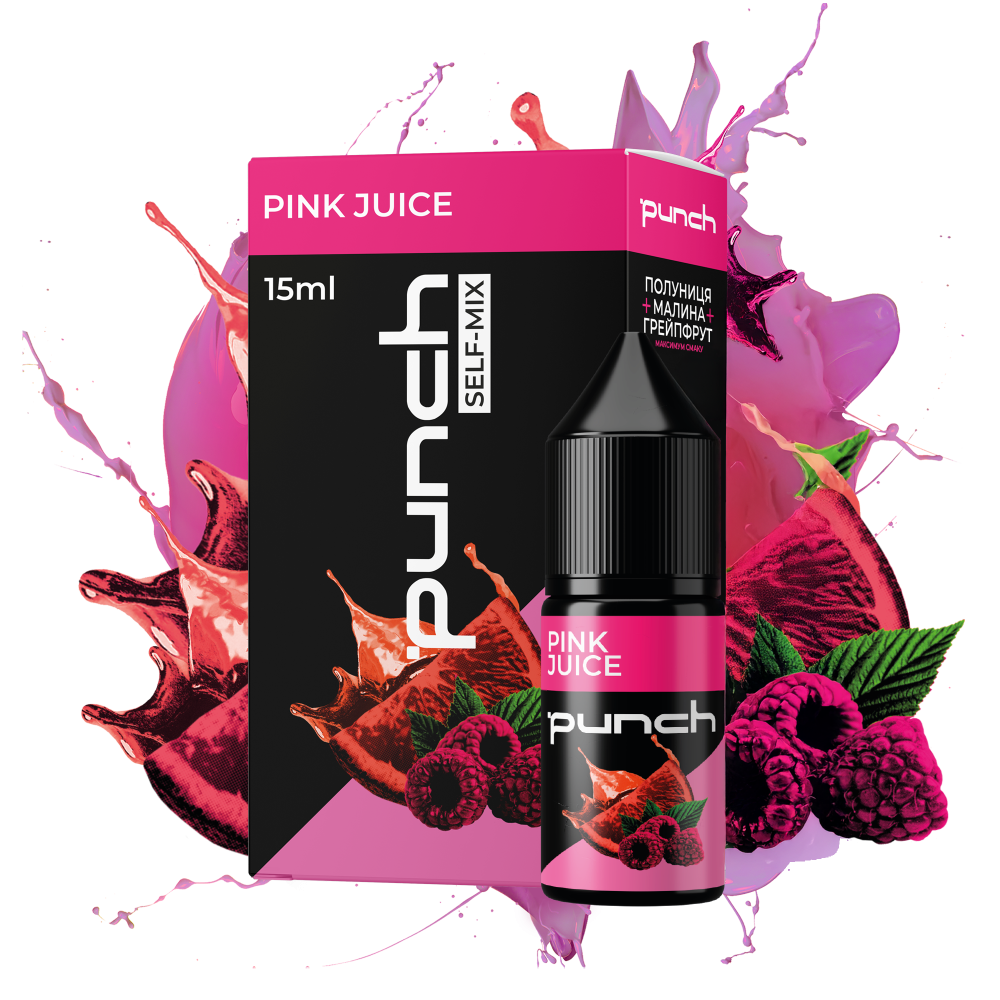 Ароматизатор Punch Pink Juice (Сік Рожевих Ягід) 15ml - Punch 15ml