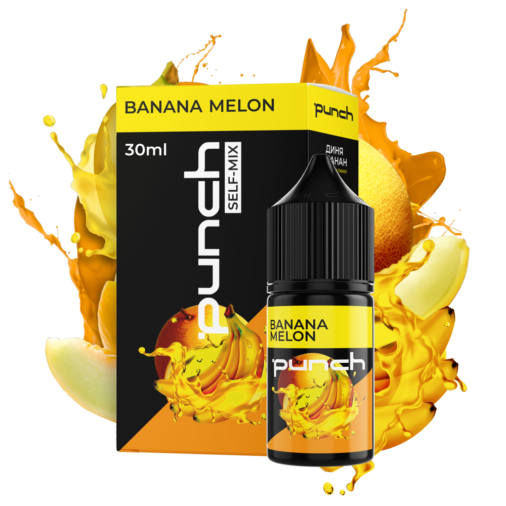 Ароматизатор Punch Banana Melon (Банан Диня) 30ml - Punch 30ml