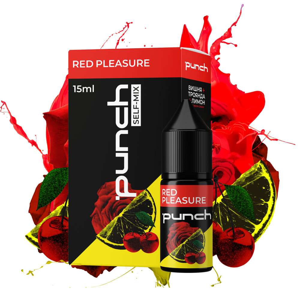 Ароматизатор Punch Red Pleasure (Вишня Троянда Лимон) 15ml - Punch 15ml