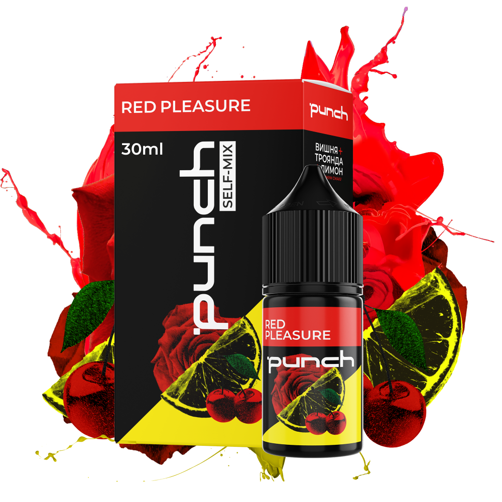 Ароматизатор Punch Red Pleasure (Вишня Троянда Лимон) 30ml - Punch 30ml