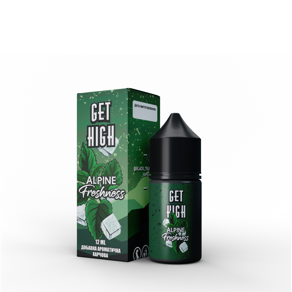 Ароматизатор Get High Alpine Freshness (Холодна М'ята) 30ml - Get High 30ml