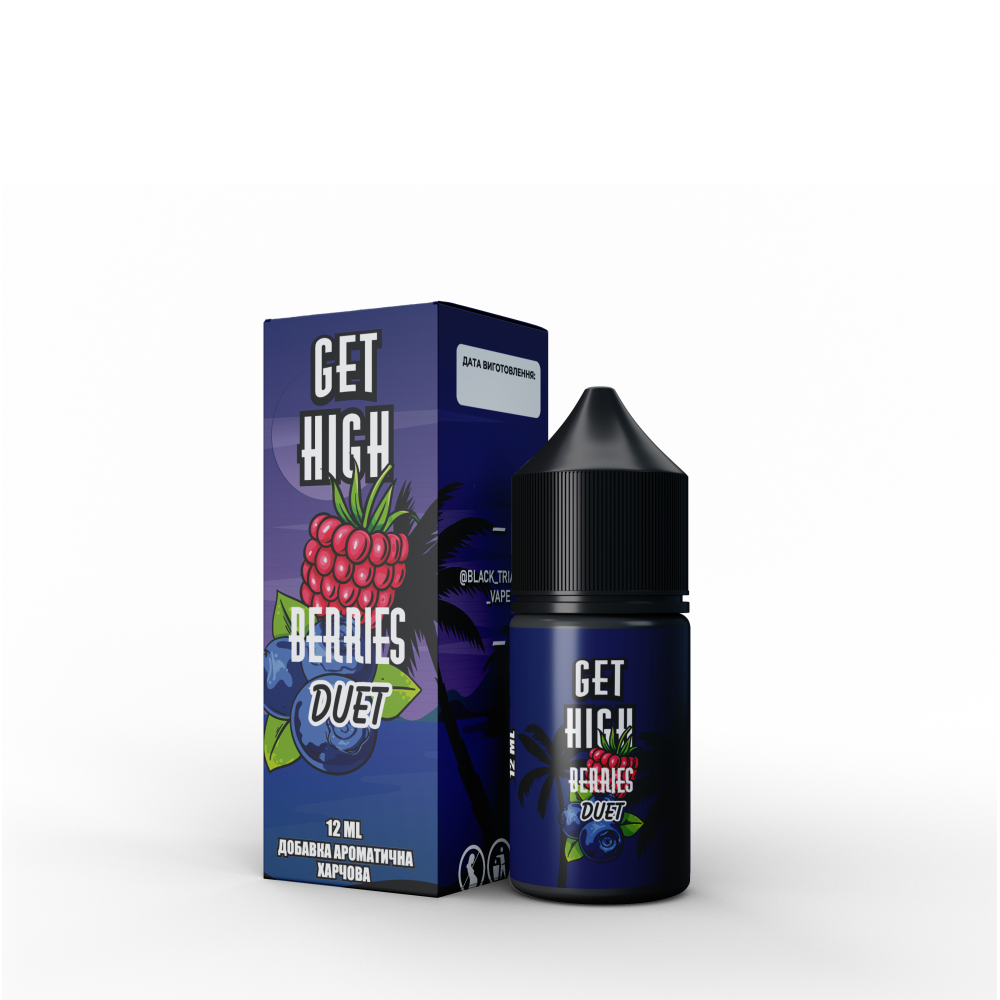 Ароматизатор Get High Berries Duet (Малина Чорниця) 30ml - Get High 30ml
