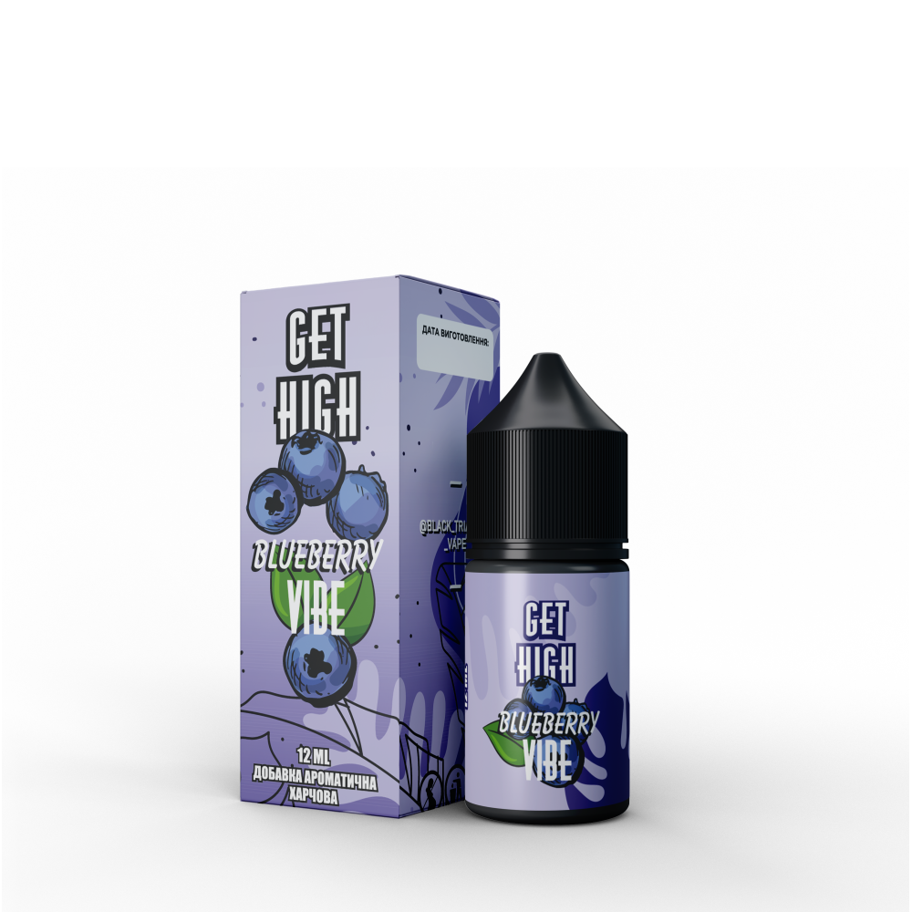 Ароматизатор Get High Blueberry Vibe (Чорниця з Льодом) 30ml - Get High 30ml