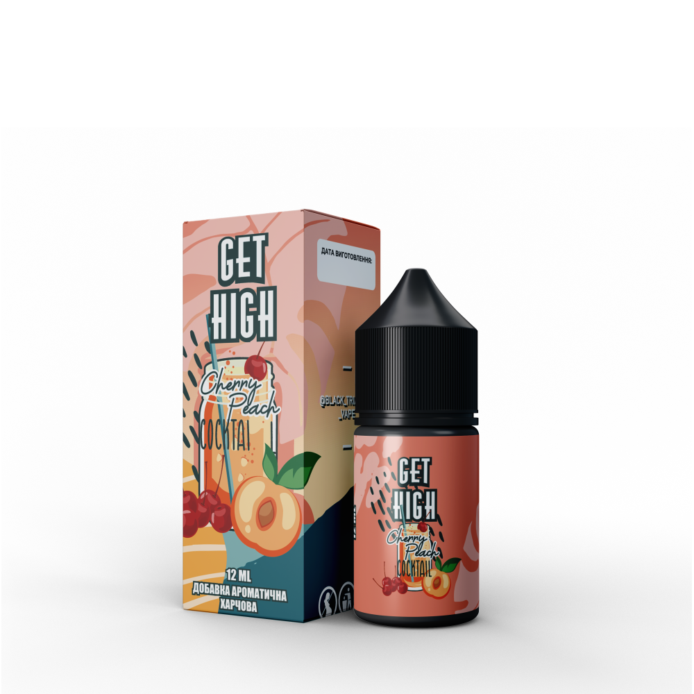 Ароматизатор Get High Cherry Peach Cocktail (Вишня Персик Коктейль) 30ml - Get High 30ml