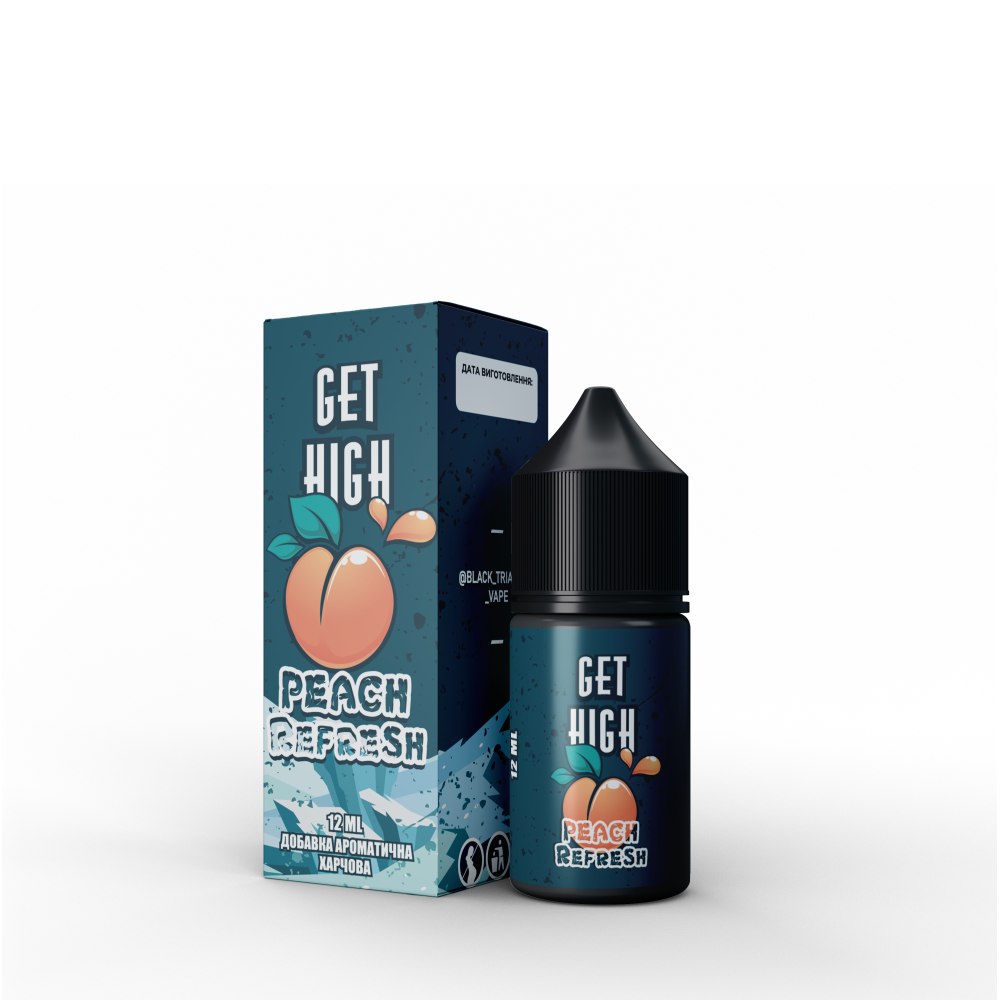 Ароматизатор Get High Peach Refresh (Холодний Персик) 30ml - Get High 30ml
