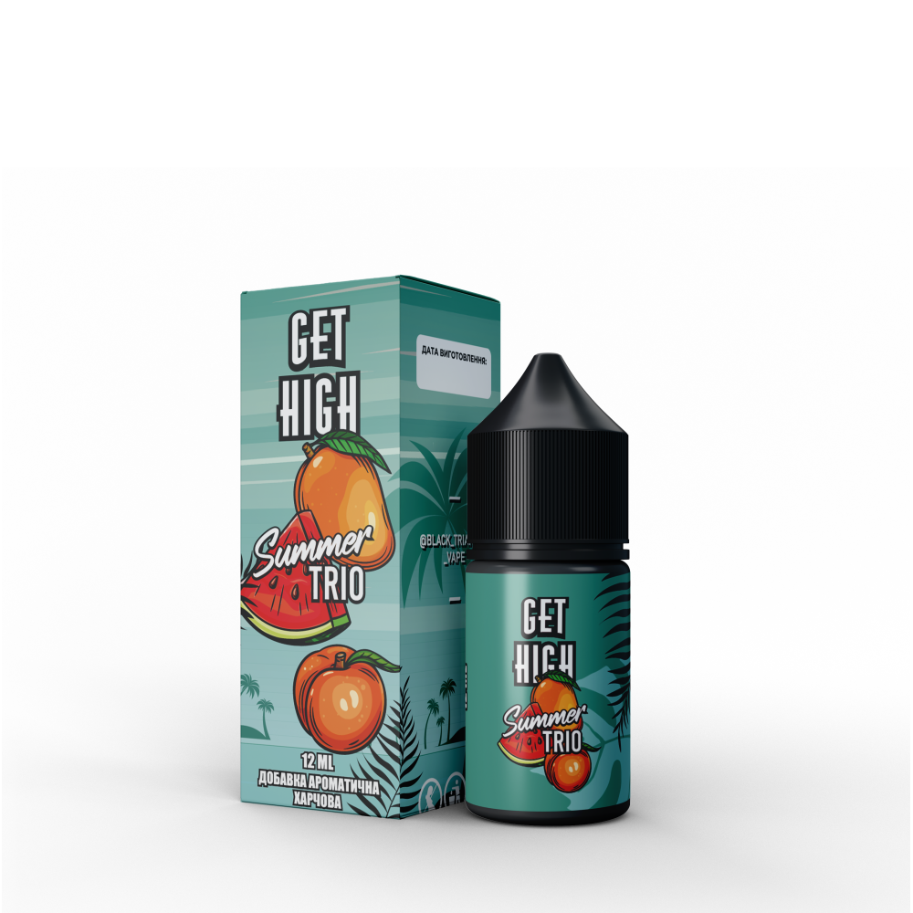 Ароматизатор Get High Summer Trio (Манго Персик Кавун) 30ml - Get High 30ml