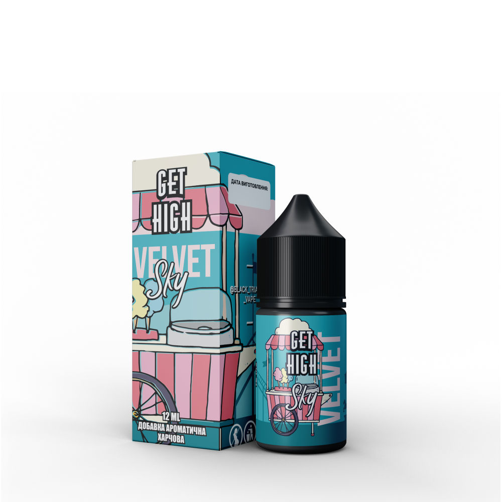 Ароматизатор Get High Velvet Sky (Цукрова Вата) 30ml - Get High 30ml
