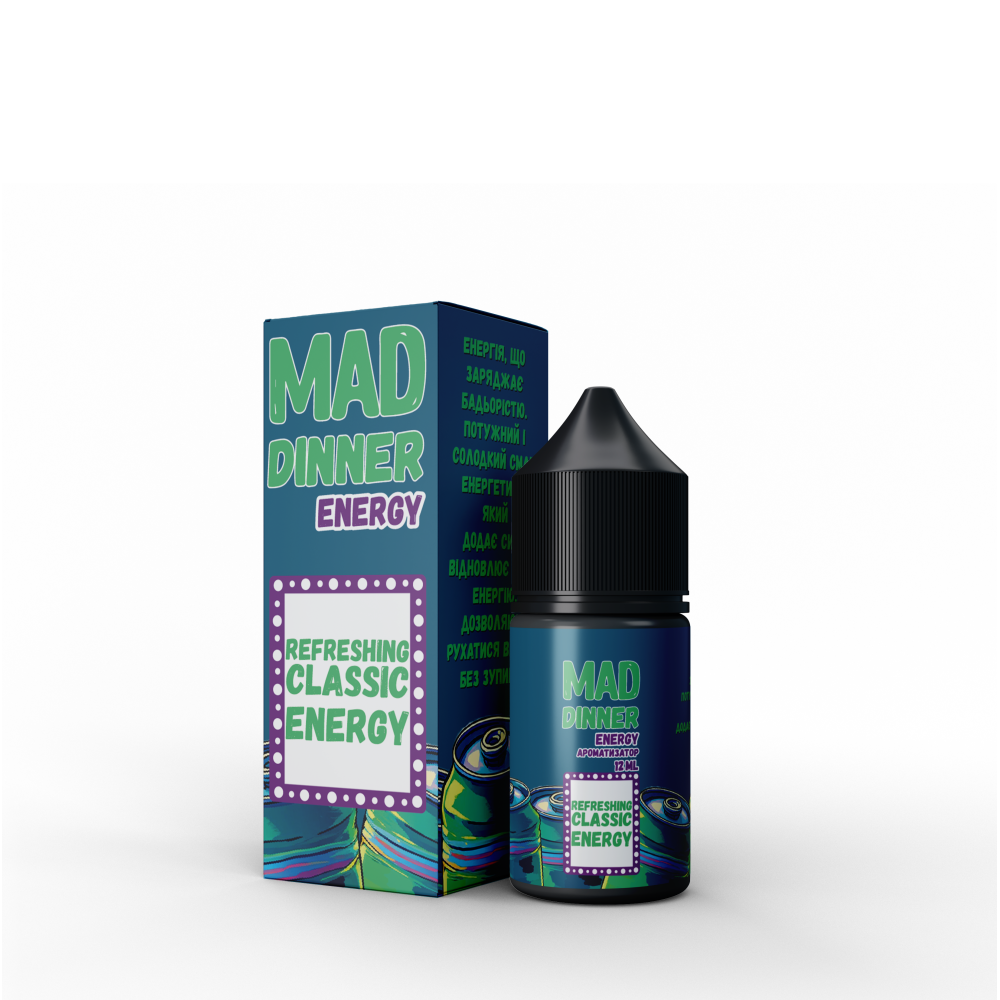 Ароматизатор Mad Dinner Energy (Енергетик) 30ml - Mad Dinner 30ml