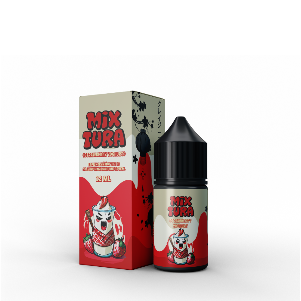 Ароматизатор Mixtura Srawberry Yoghurt (Полуниця Йогурт) 30ml - Mixture 30ml