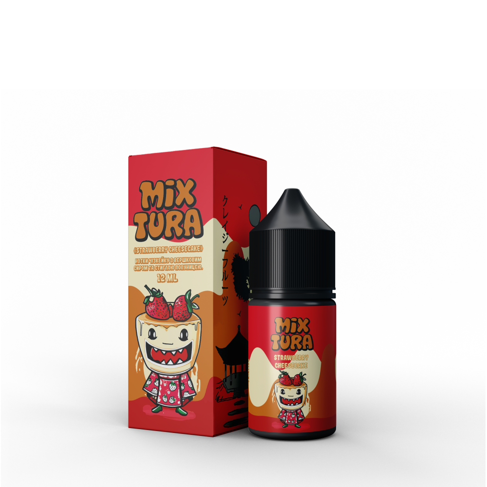 Ароматизатор Mixtura Strawberry Cheesecake (Полуничний Чізкейк) 30ml - Mixture 30ml