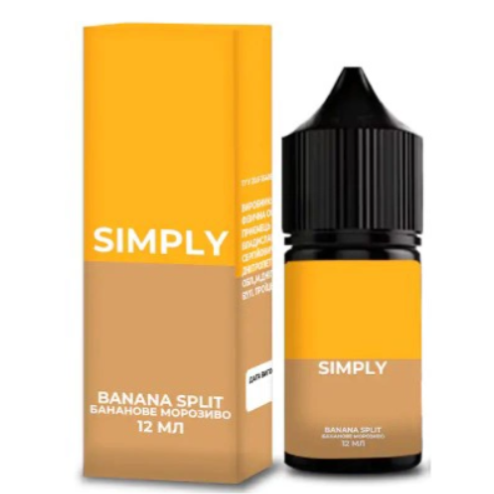 Ароматизатор Simply Banana Split (Бананове Морозиво) 30ml - Simply 30ml