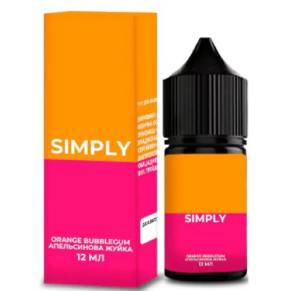 Ароматизатор Simply Orange Bubblegum (Апельсинова Жувальна Гумка) 30ml - Simply 30ml