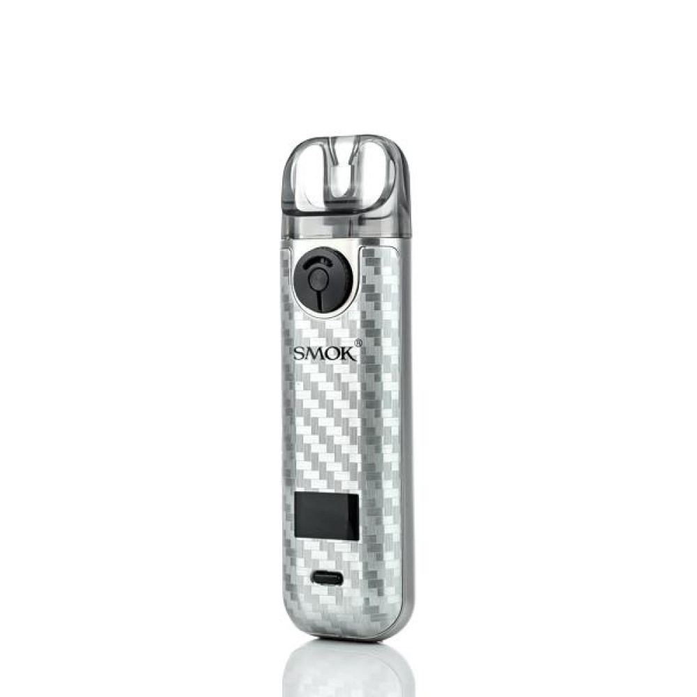 Smok Novo 4 Silver Carbon Fiber Pod (Срібний Карбон) - Smok Novo 4