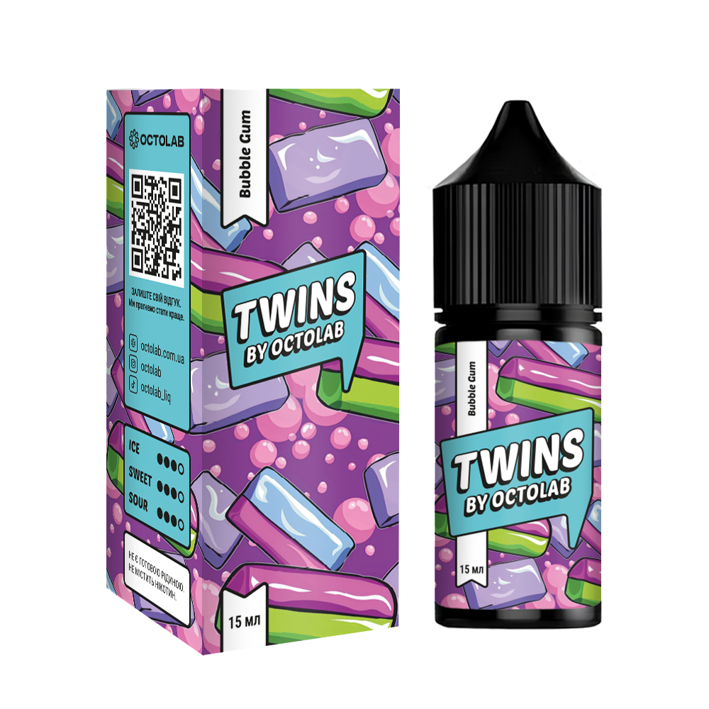 Набір Twins Bubble Gum 30мл - Twins 30ml