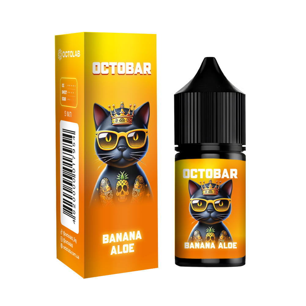 Ароматизатор Octobar Banana Aloe (Банан Алое) 10ml - Octobar 10ml