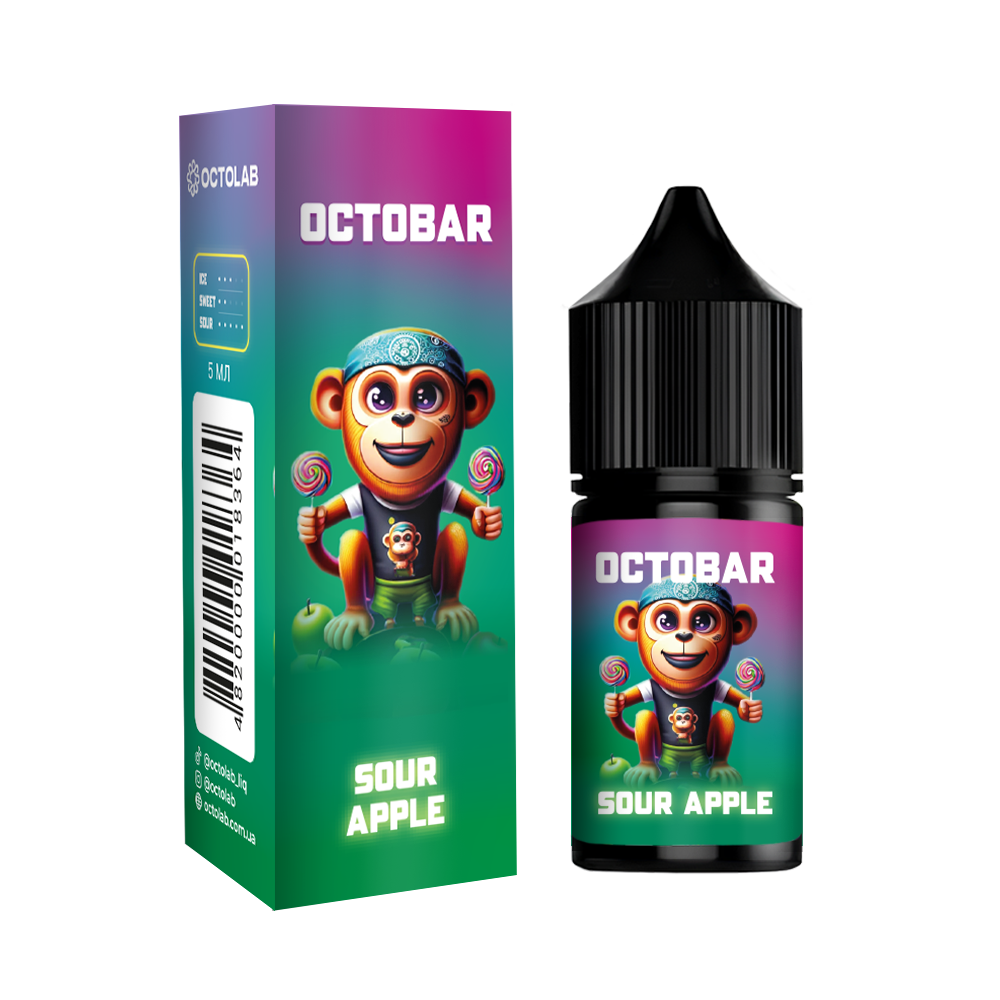 Ароматизатор Octobar Sour Apple (Кисле Яблуко) 10ml - Octobar 10ml