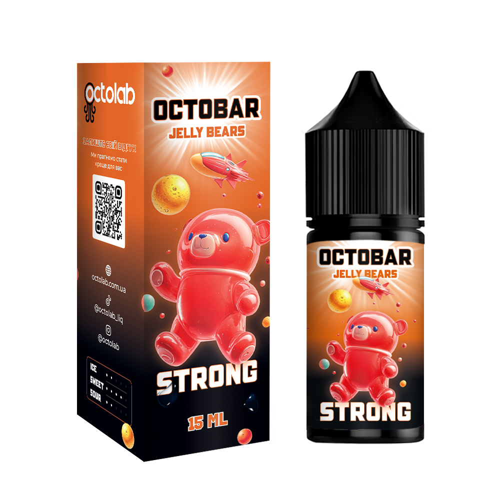 Ароматизатор Octobar Strong 30ml Jelly Bears (Желейні Ведмедики) - Octobar 30ml