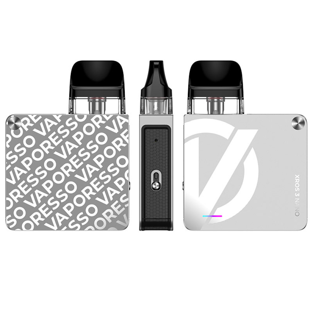 Vaporesso Xros 3 Nano Silver Pod (Срібний) - Vaporesso Xros 3 Nano