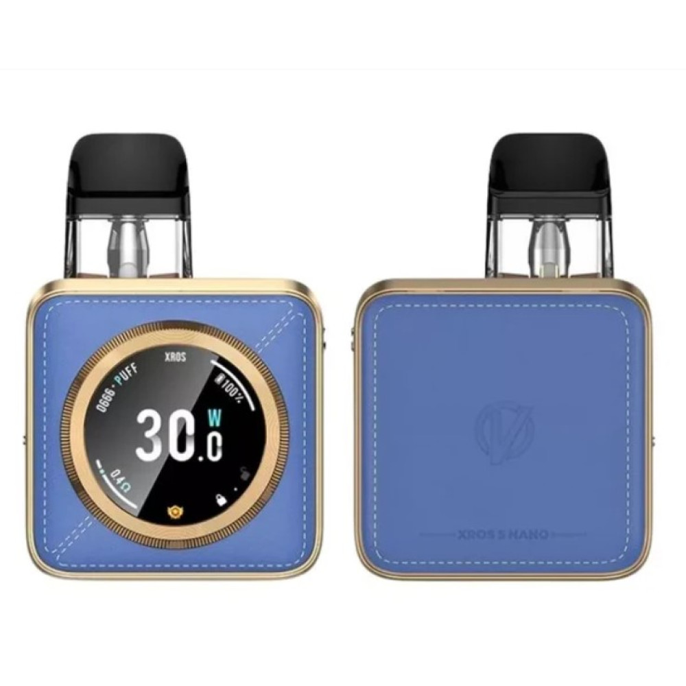 Vaporesso Xros 5 Nano Blue Leatherette (Синій) - Vaporesso Xros 5 Nano