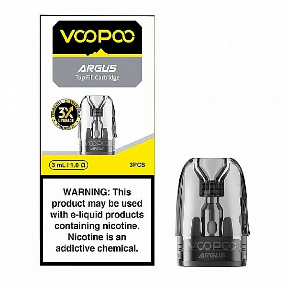 Voopoo Argus Top Fill Картридж 1.0Ohm V2 3ml - Voopoo Картридж