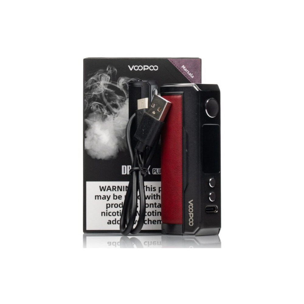 Voopoo Drag X Plus Marsala Box Mod (Червоний) - Voopoo Drag