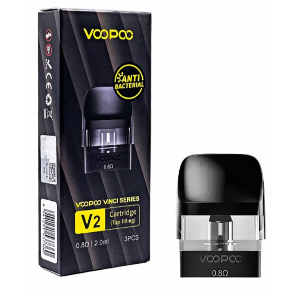 Voopoo Vinci Картридж V2 0.8Ohm 2ml - Voopoo Картридж