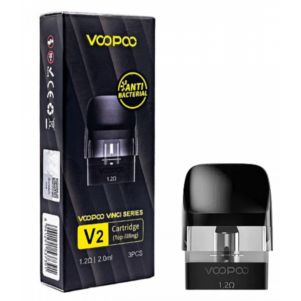 Voopoo Vinci Картридж V2 1.2Ohm 2ml - Voopoo Картридж